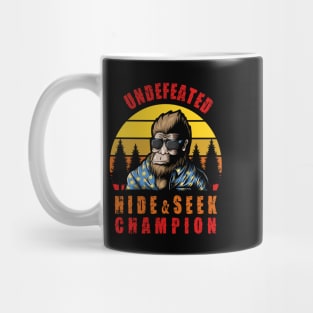 Hide e Seek Champion Trendy Meme Funny Bigfoot Mug